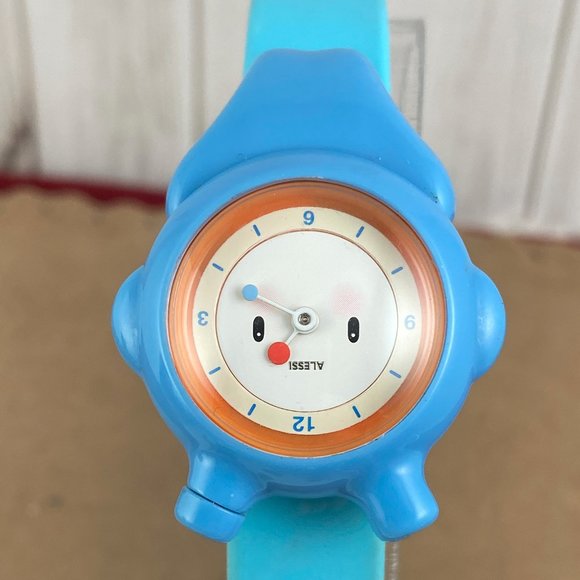 Alessi Miriam Mirri Modernist AL23000 Polyurethane Blue Strap Watch - Picture 8 of 8